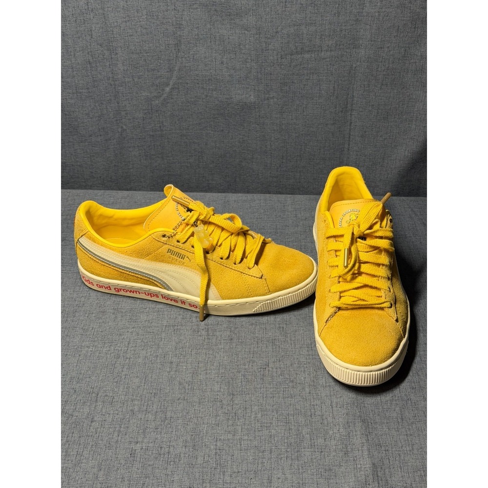Puma x Haribo Suede Classic Sneakers Yellow Gummy Bear Shoes Men's US 9